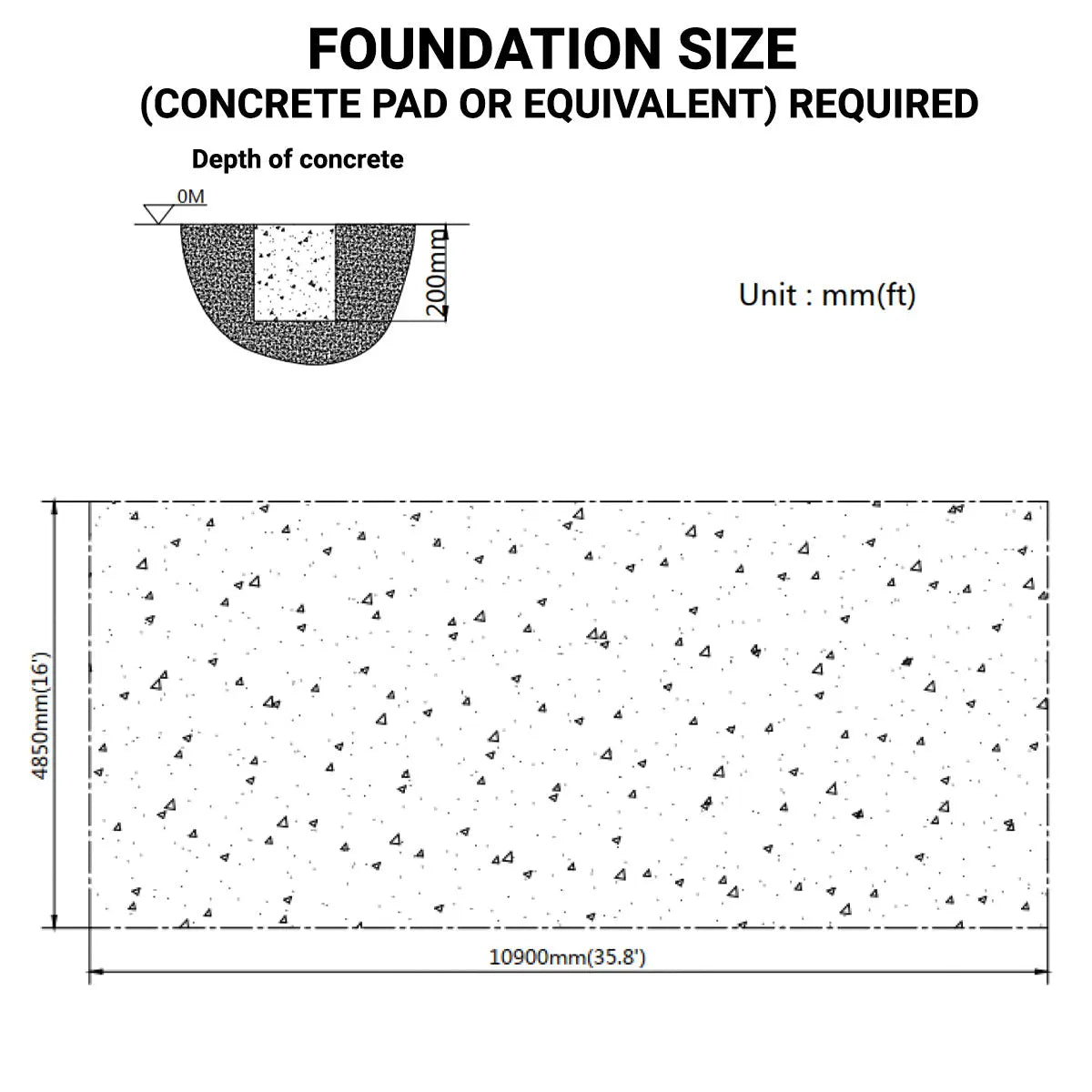 15’ x 35’ RV/Motorhome Storage Shelter, 17 oz PVC Fabric Cover, Front Roll-Up Door, Enclosed Rear Wall, 3-Layer Galvanized Steel Frame, 10’ Straight Sidewalls, TMG-ST1535