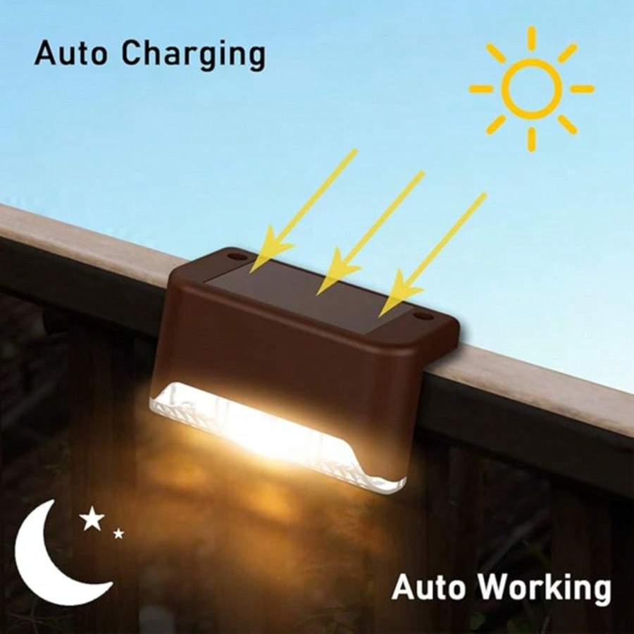 12 Pack Solar Deck Lights, For Stairs, Poolside, Outdoor Fence,Swimming Pool,Steps,Deck,Backyard