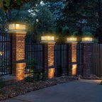 Outdoor Solar Powered Post Cap Lights