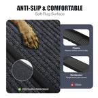 Dog Ramp For Car 65x17 Large Folding Pet Stair Ramps For Truck, SUV, With Non-Slip Surface, Up To 250LBS, Outdoor Dog Car Ramp For Medium  Large Dogs, Portable Pet Steps