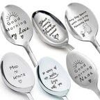 HeartScoop™ – Engraved Stainless Steel Love Spoon