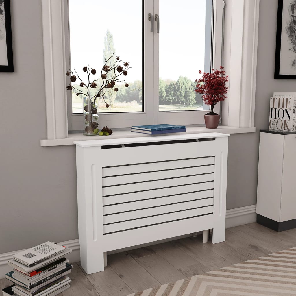 vidaXL Radiator Cover Radiator Guard for Home Office Heater Cabinet Cover MDF