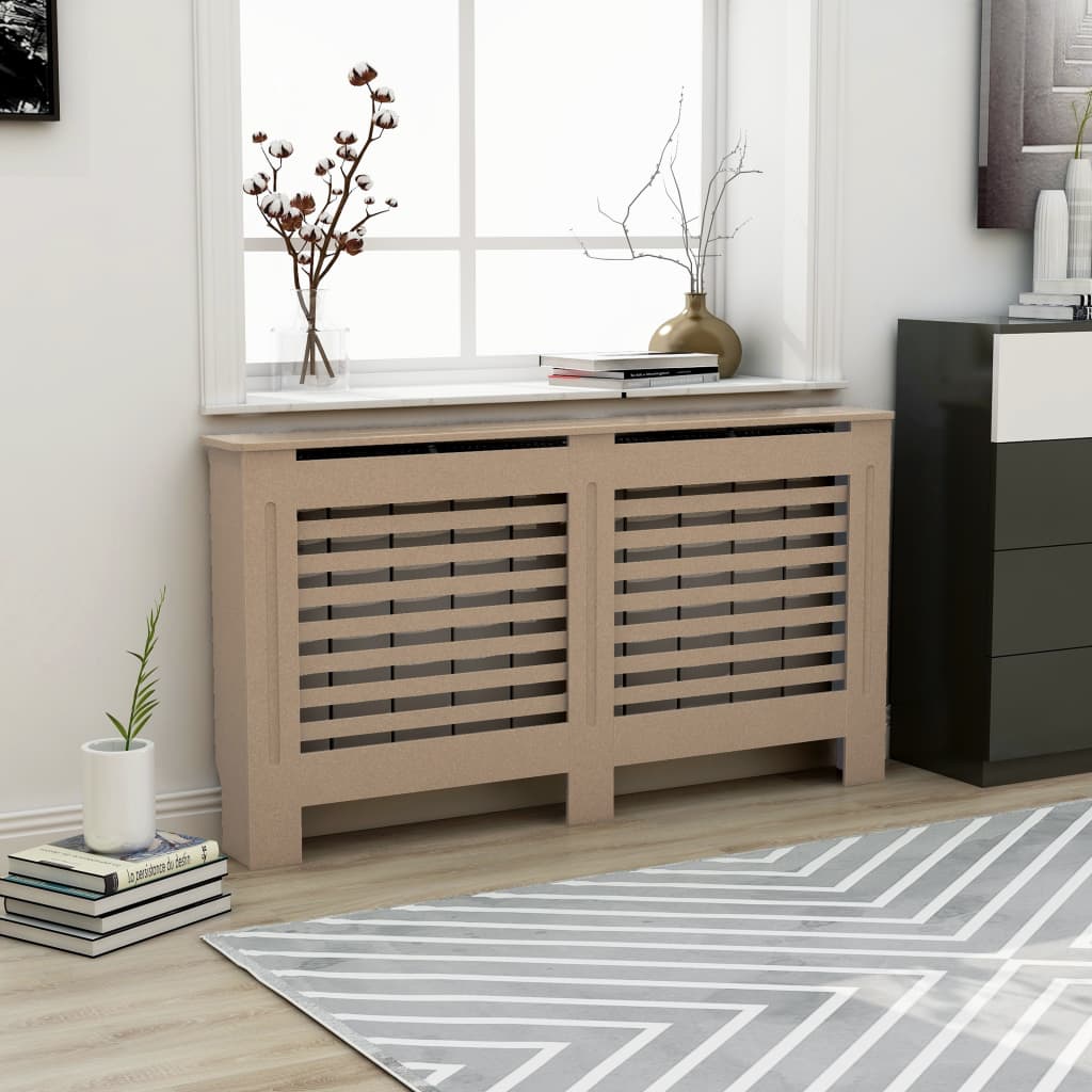 vidaXL Radiator Cover Radiator Guard for Home Office Heater Cabinet Cover MDF