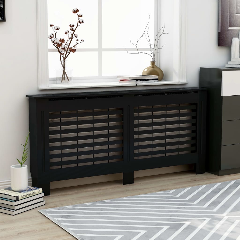 vidaXL Radiator Cover Radiator Guard for Home Office Heater Cabinet Cover MDF