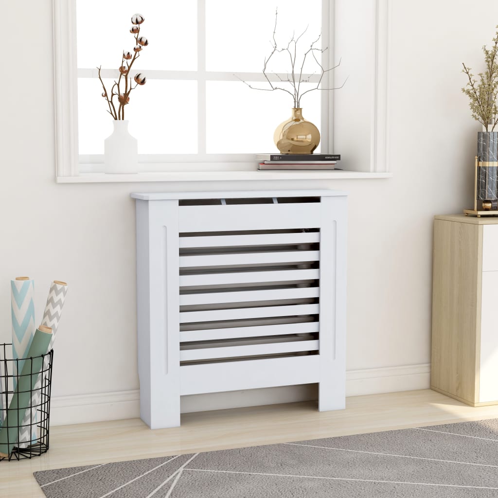 vidaXL Radiator Cover Radiator Guard for Home Office Heater Cabinet Cover MDF