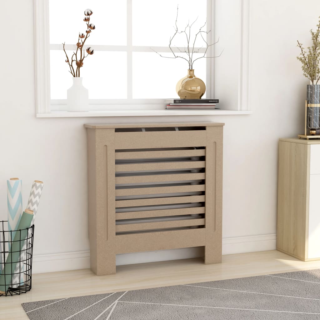 vidaXL Radiator Cover Radiator Guard for Home Office Heater Cabinet Cover MDF