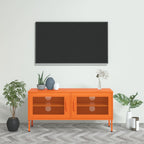 vidaXL TV Stand TV Unit Sideboard Home TV Console Media Unit Cupboard Steel