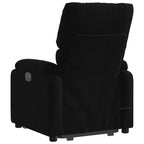 vidaXL Stand up Massage Recliner Chair Black Fabric