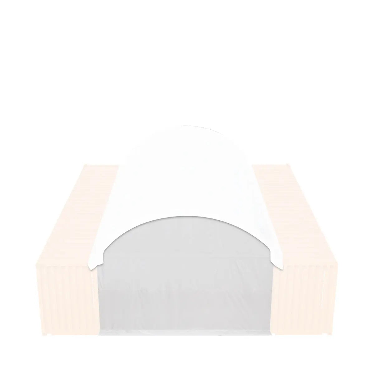Back End Wall Kit, Compatible with TMG-ST2041CV and TMG-ST2021CE installed with high cube container (9’6"), TMG-ST20BW9V