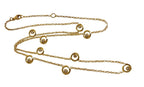 Karma Chain- 14K Gold with Ripples of Diamonds