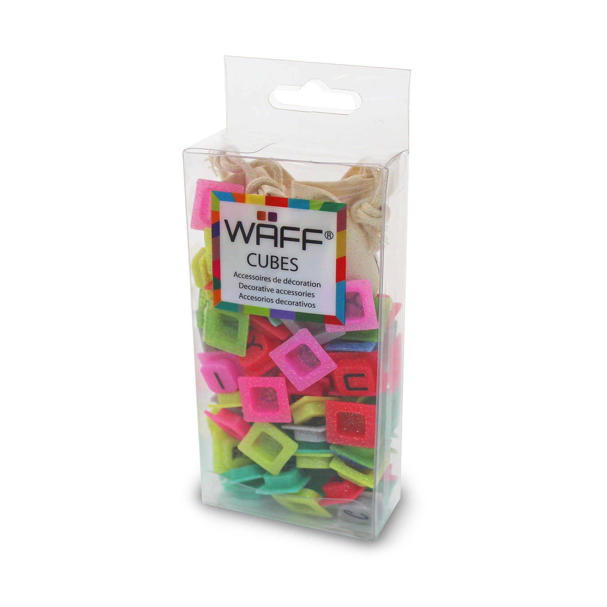 WAFF Cubes - Glitter Alphabet